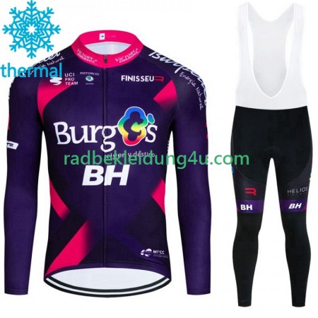 Set Langarmtrikot + Trägerhose Lange Winter Thermal Fleece Burgos Bh 2023